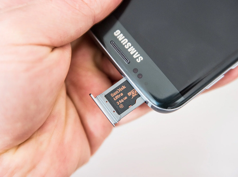 256 GB of more storage with an SD card