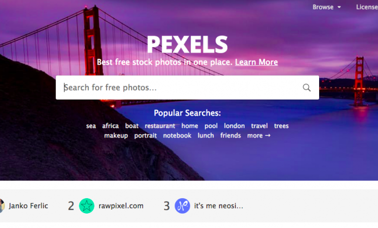 Website Pexels.com