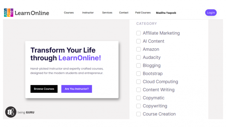 Learn free courses