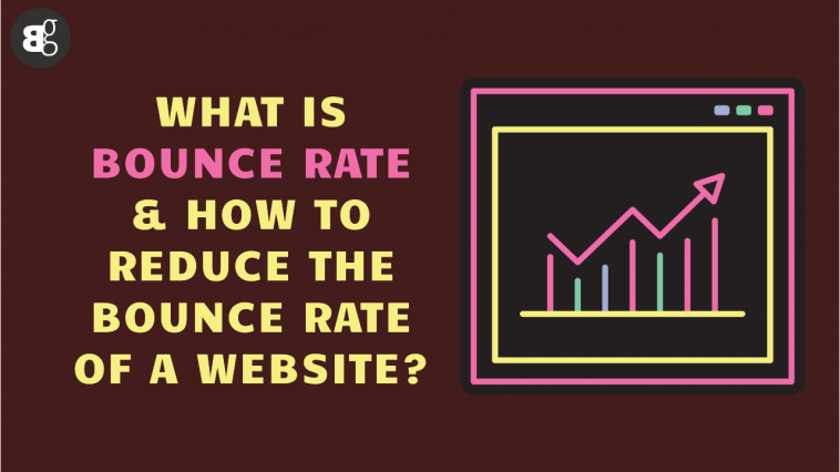 bounce rate of a website