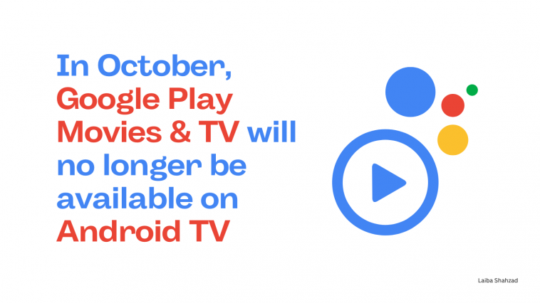 In October, Google Play Movies & TV will no longer be available on Android TV