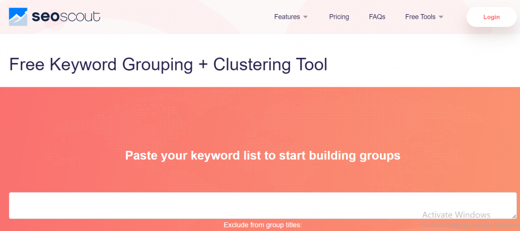 tools for keyword clustering