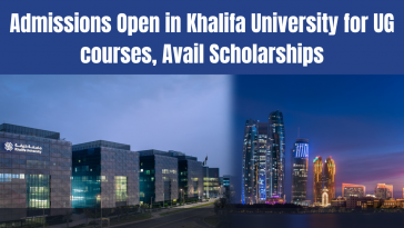Khalifa University Admission Announcement Avail Scholarships