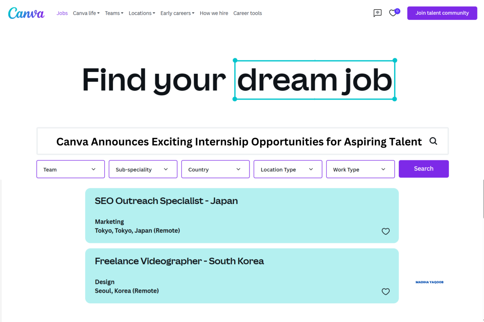 Canva Announces Exciting Internship Opportunities for Aspiring Talent