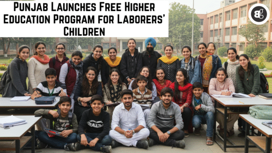 Punjab Launches Free Higher Education Program for Laborers' Children
