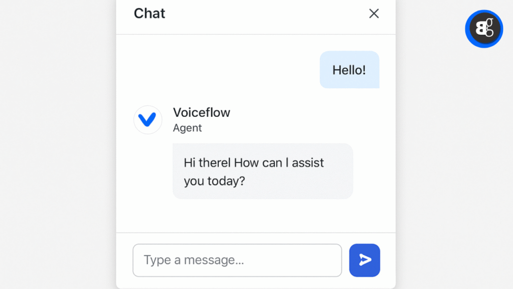 Conversations with Voiceflow Agents