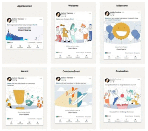 Linkedin animation for announcments