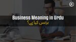 Business-Meaning-in-Urdu-بزنس-کیا-ہے؟