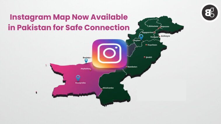 Instagram Map in Pakistan