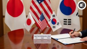 U.S. Signs High-Tech Collaboration Deal with Japan and South Korea
