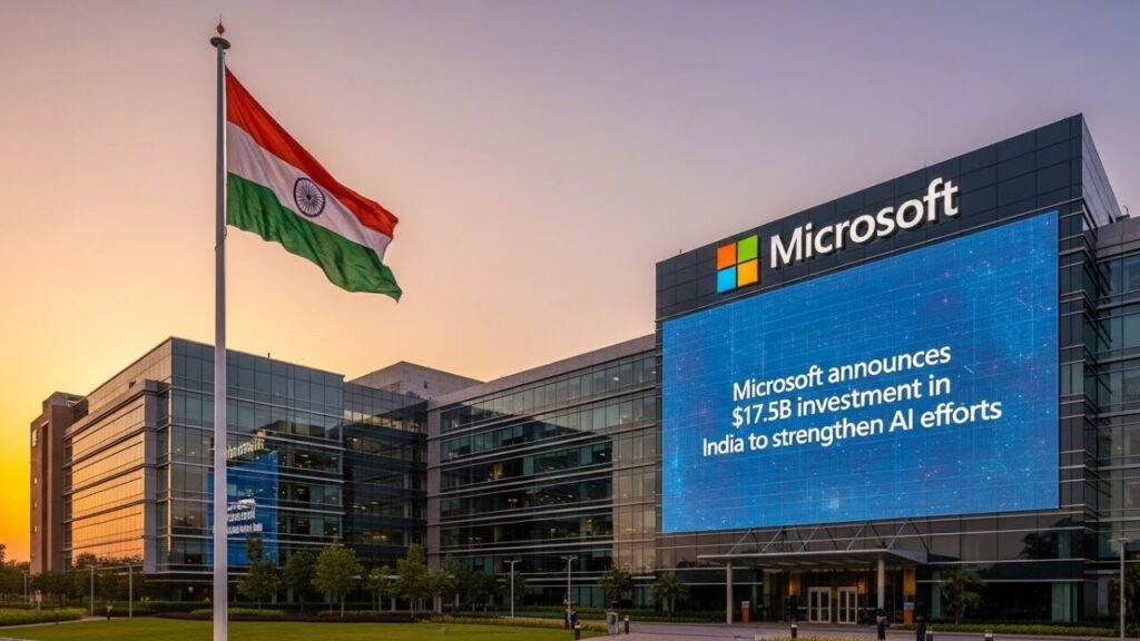 Microsoft to Invest $17.5 Billion in India by 2029