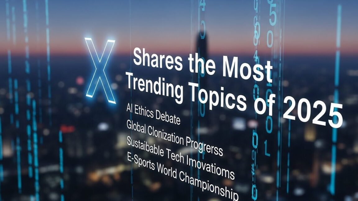 X Shares the Most Trending Topics of 2025