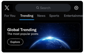 X most treding topics