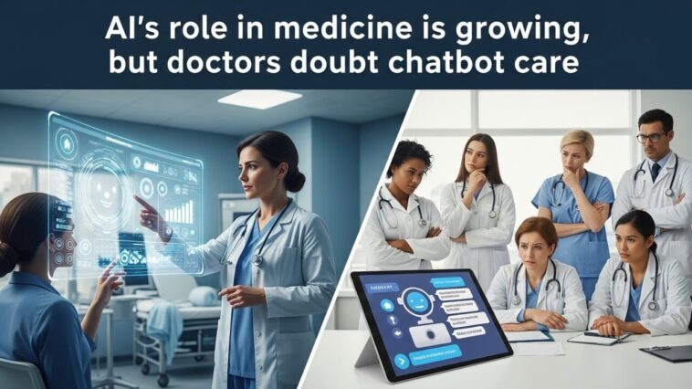 AI’s role in medicine is growing, but doctors doubt chatbot care