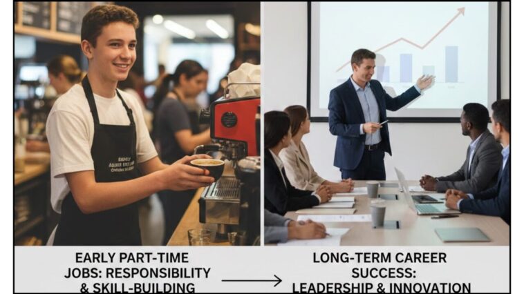 How First Part Time Jobs Shape Future Leaders