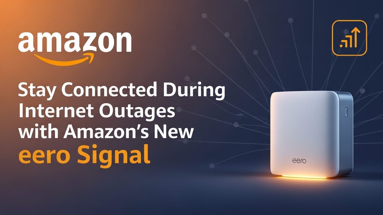 Never Lose Internet Again: Amazon Introduces eero Signal