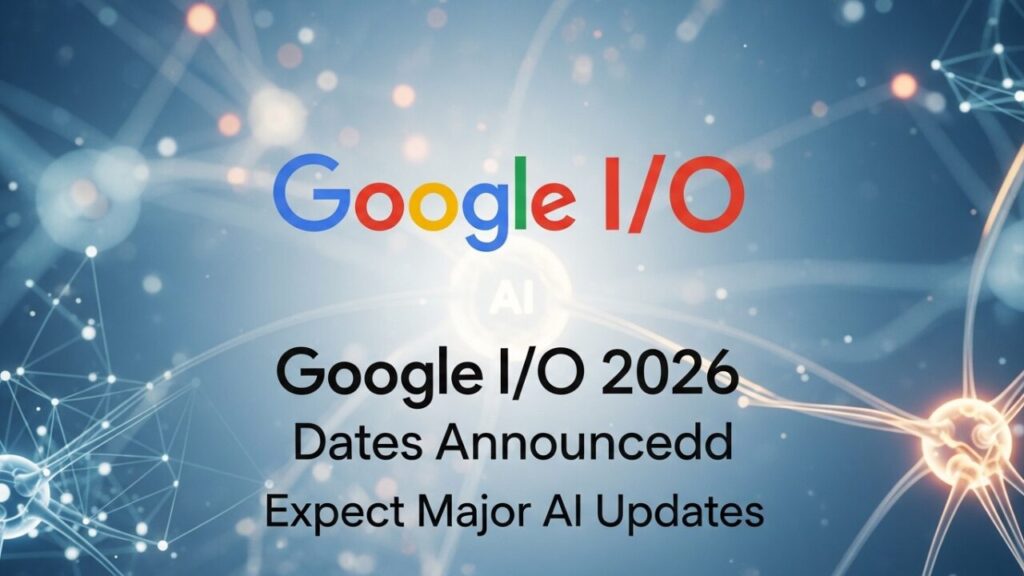 Google I/O 2026 Dates Announced; Expect Major AI Updates